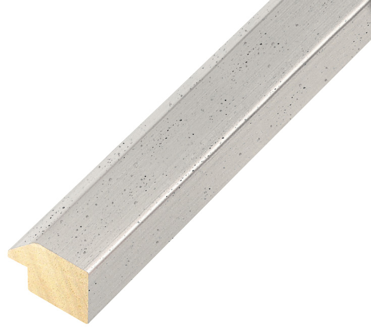 Asta in ayous - Larghezza 28mm Altezza 20 - Argento anticato - 128ARGENTO