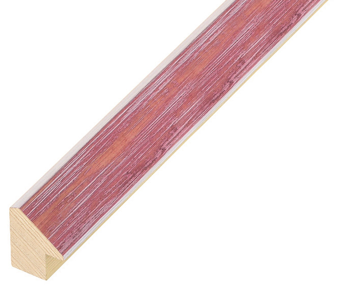 Asta pino giuntato - Larghezza 15mm Altezza 20 - Rosa - 239ROSA