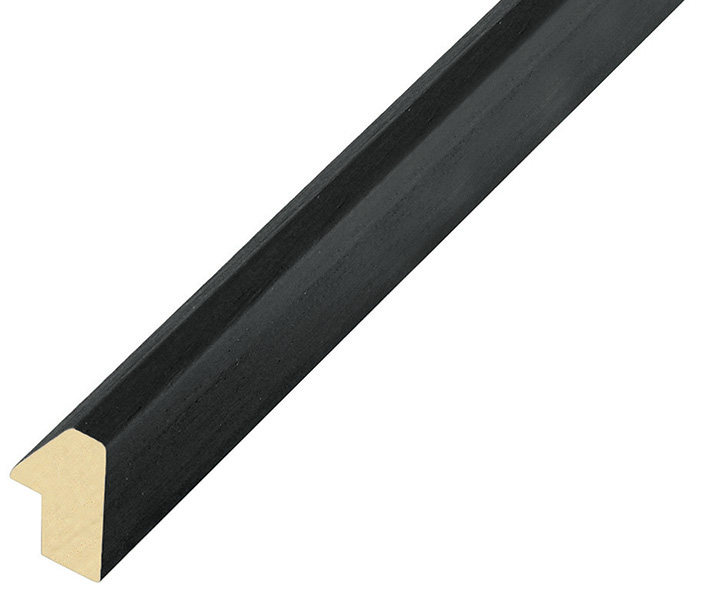 Asta in ayous - Larghezza 14mm Altezza 25 - Nero - 249NERO
