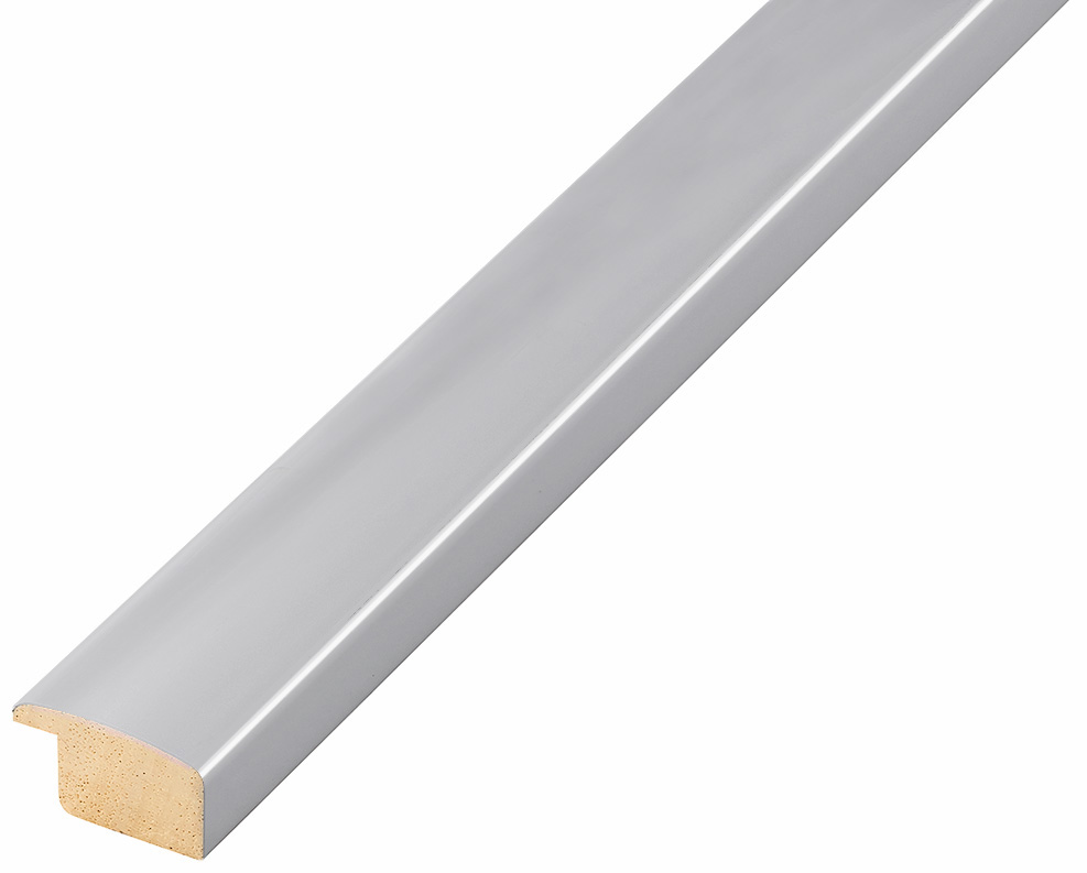 Asta in ayous - Larghezza 23mm Altezza 13 - Argento lucido - 271ARGLUC