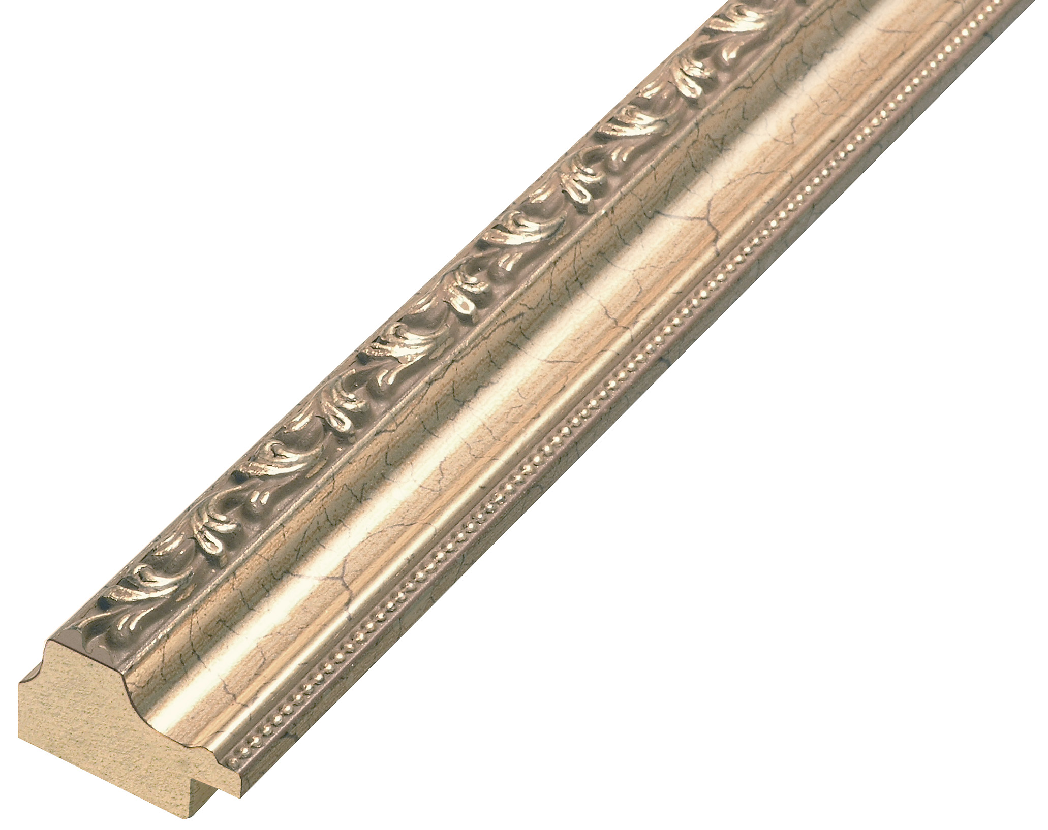 Asta pino giuntato - Larghezza 32mm Altezza 22 - Bronzo con decorazioni - 392BRONZO