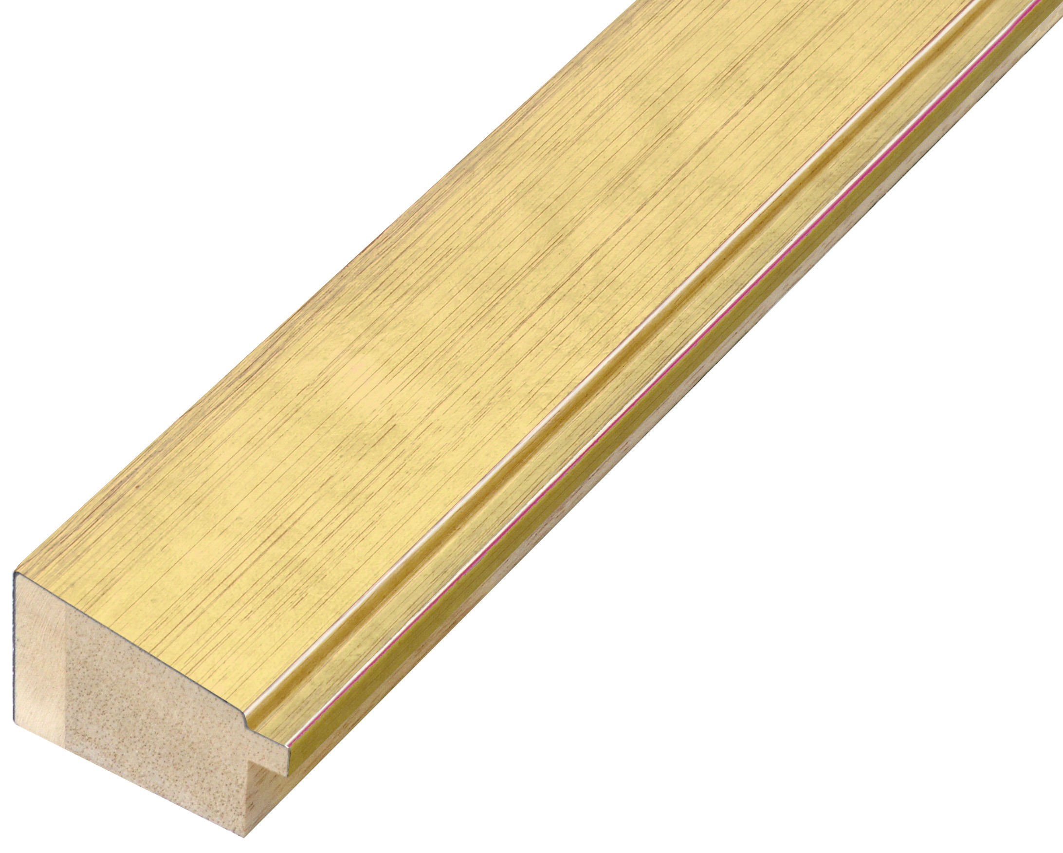 Asta pino giuntato - Larghezza 42mm Altezza 27 - Finitura oro - 461ORO