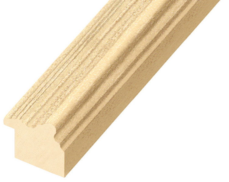 Asta grezza in ayous - Larghezza 33mm - Altezza 30 - 542G