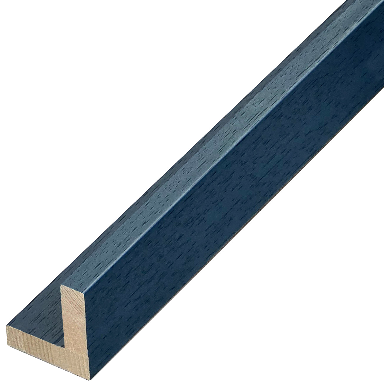Asta a L - Pino giuntato - Larghezza 35mm Altezza 40 - Blu - 594BLU