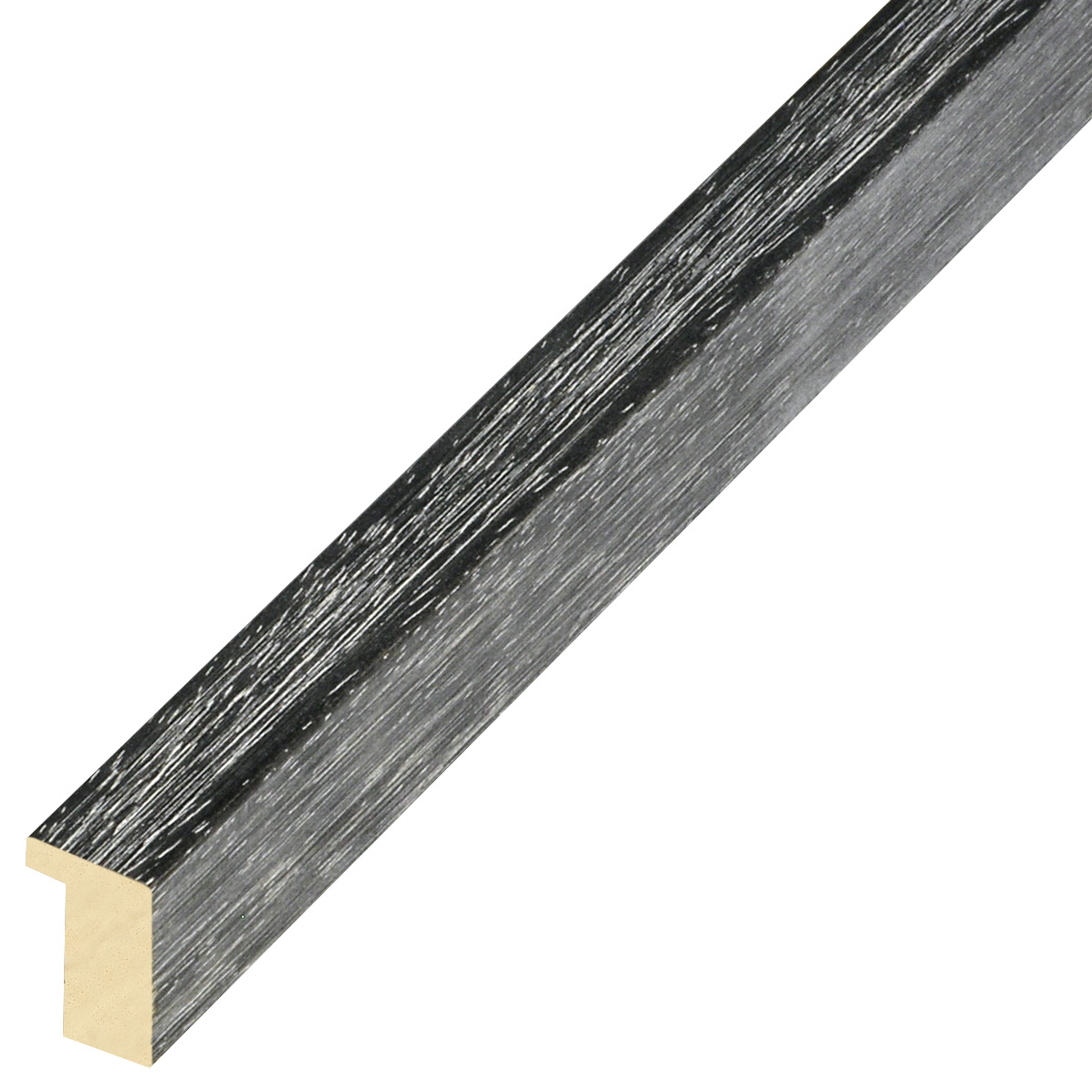 Asta in ayous - Larghezza 15mm Altezza 25 - Finitura grigio - 606GRIGIO