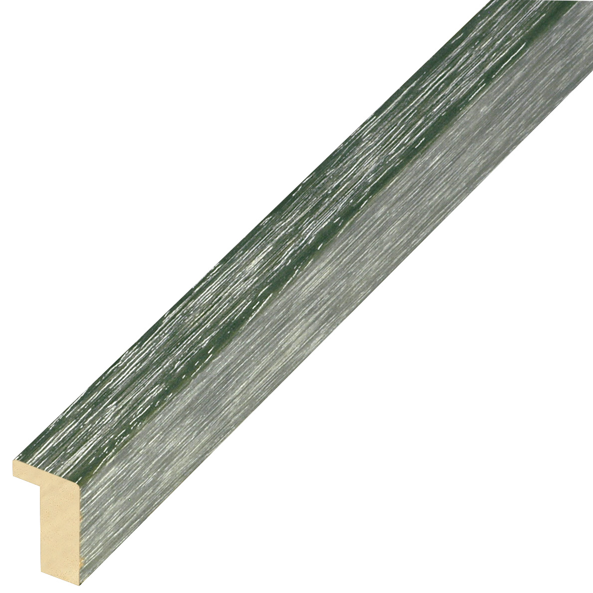 Asta in ayous - Larghezza 15mm Altezza 25 - Finitura verde - 606VERDE