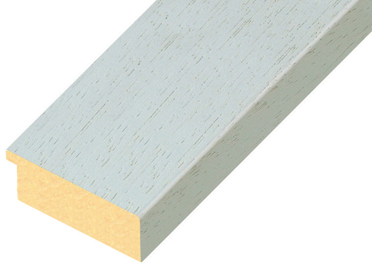 Asta in ayous piatta - Larghezza 58mm Altezza 20 - Grigio Nebbia - 60NEBBIA