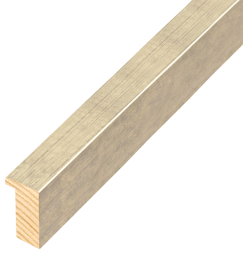 Asta pino giuntato - Larghezza 20mm Altezza 32 - Argento screziato - 616ARG