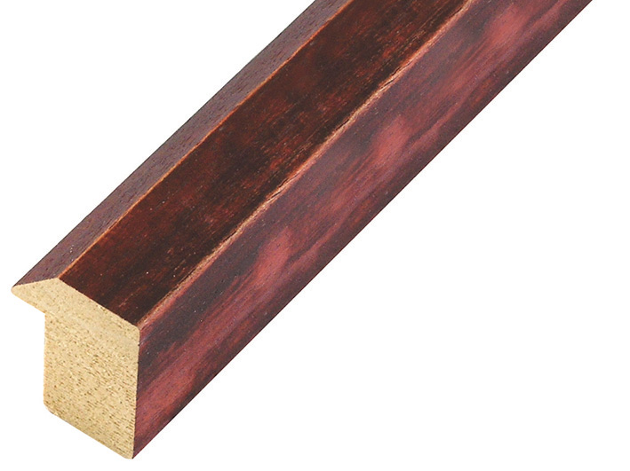 Asta in ayous - Larghezza 27mm Altezza 35 - Rosso - 624ROSSO