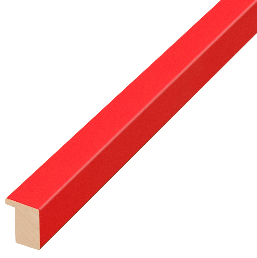 Asta in ayous - Larghezza 20mm Altezza 25 - Rosso - 708ROSSO