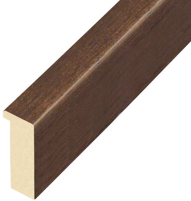 Asta in ayous - Larghezza 20 mm Altezza 45 - Noce - 823NOCE