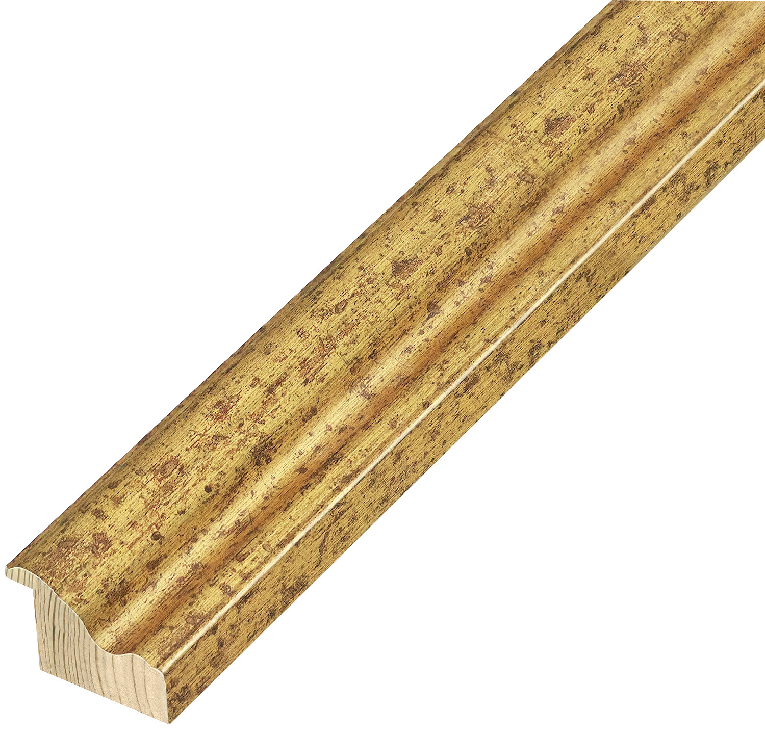 Asta pino giuntato - Larghezza 45mm Altezza 32 - Oro - 828ORO