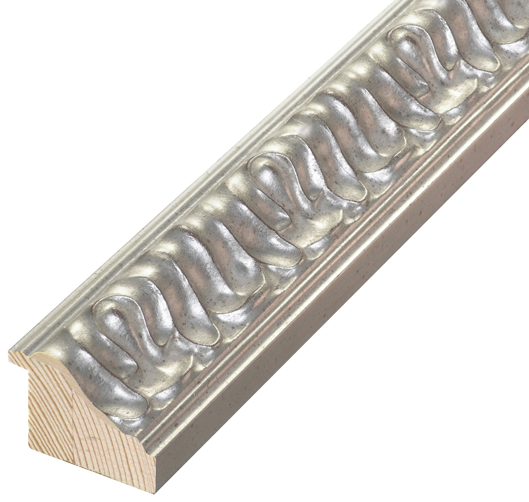 Asta pino giuntato - Larghezza 45mm Altezza 34 - Argento, decorazioni - 845ARG