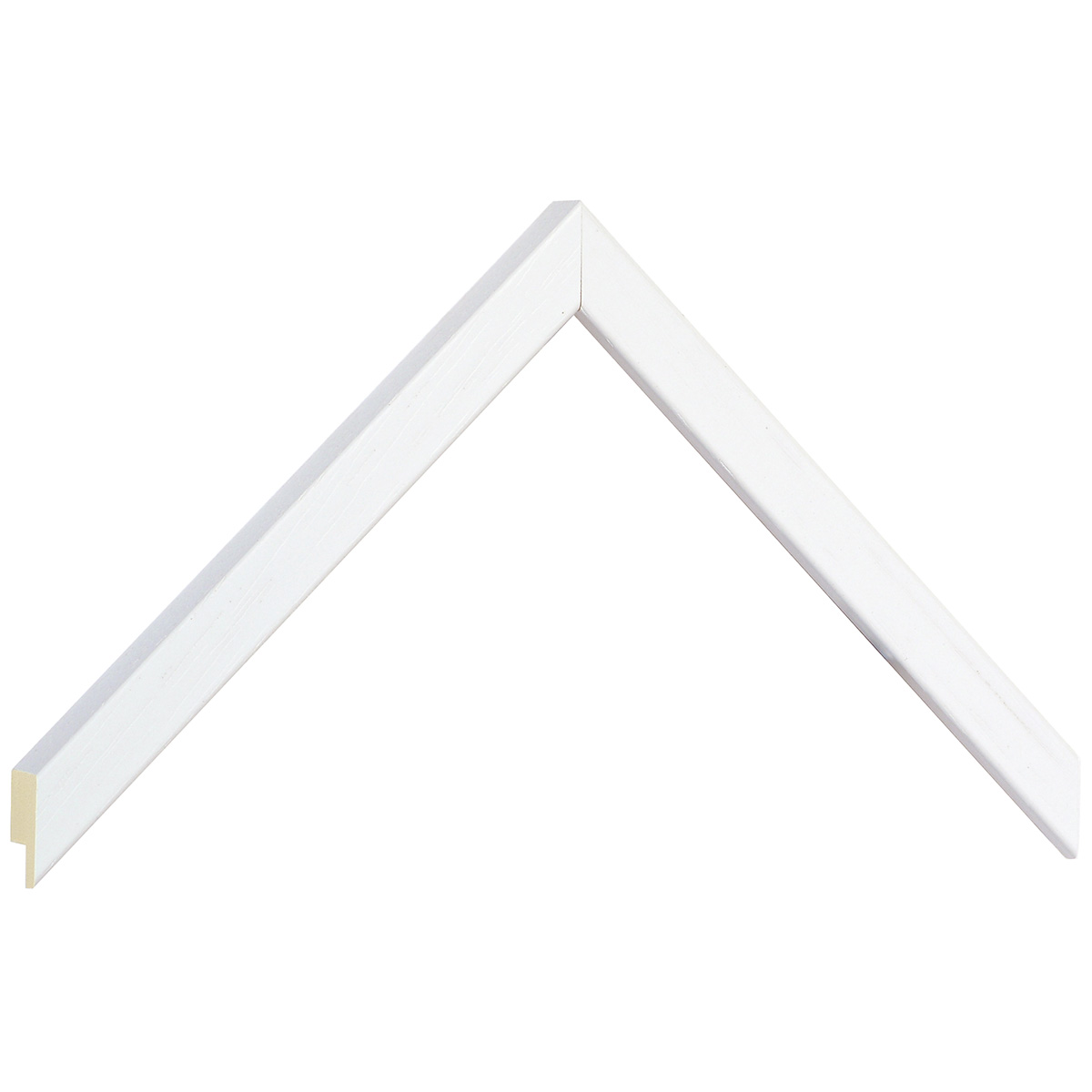 Asta in ayous - Larghezza 15mm Altezza 14 - Poro aperto - Bianco - Campione