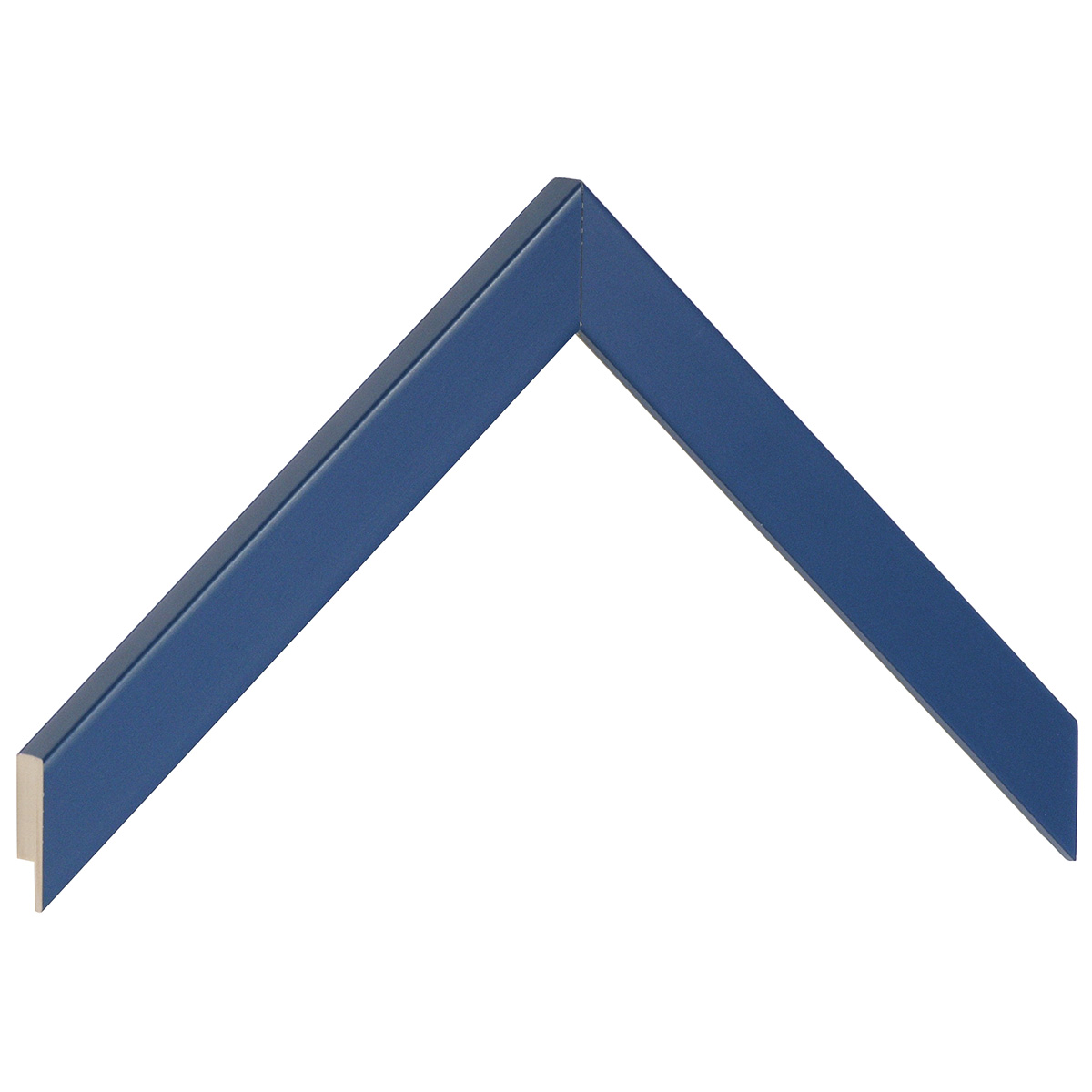 Asta in ayous piatta - Larghezza 20mm Altezza 14 - Blu - Campione