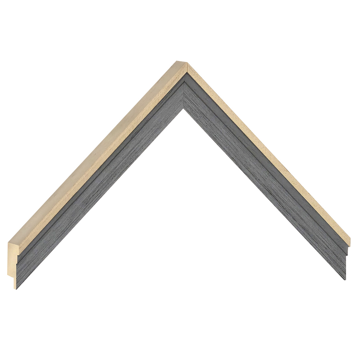 Asta in ayous - Larghezza 19mm Altezza 22 - colore grigio - Campione