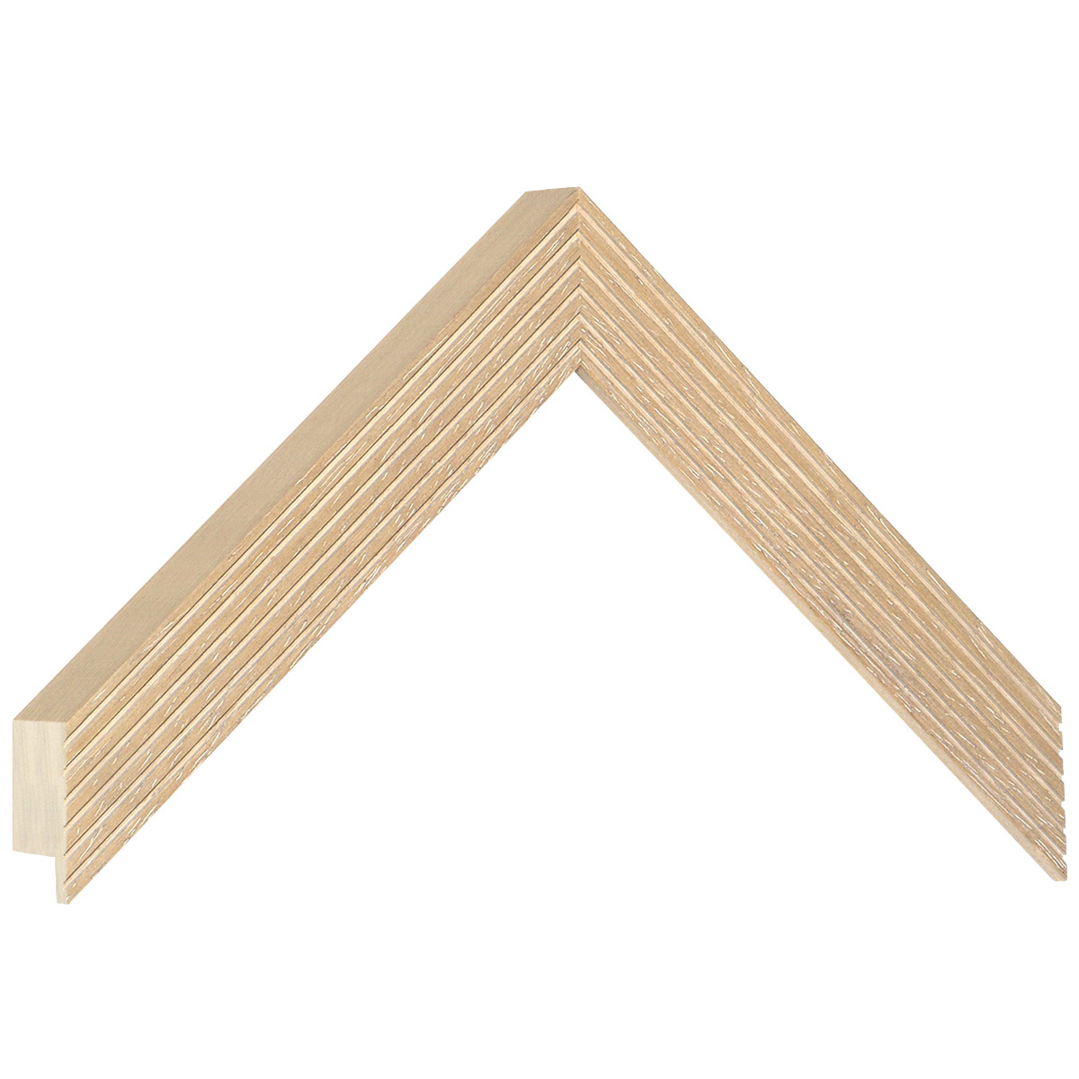 Asta in ayous - Larghezza 24mm Altezza 33 - Legno naturale - Campione