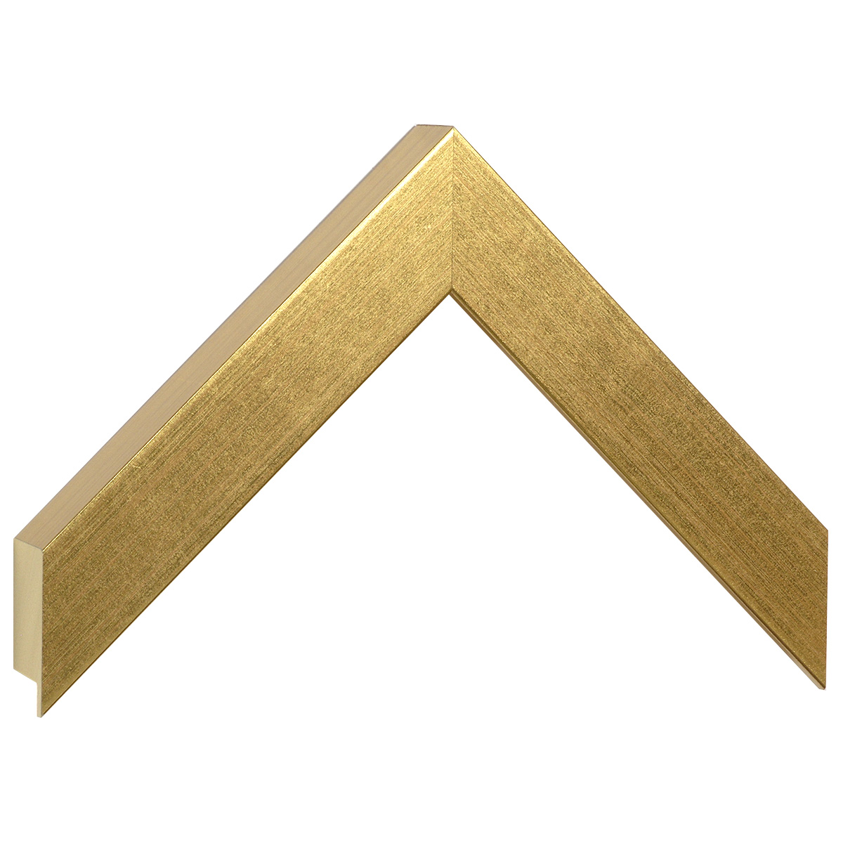 Asta in ayous piatta - Larghezza 30mm Altezza 32 - Oro - Campione