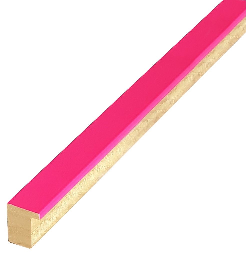 Asta in ayous - Larghezza 20mm Altezza 25 - Fucsia